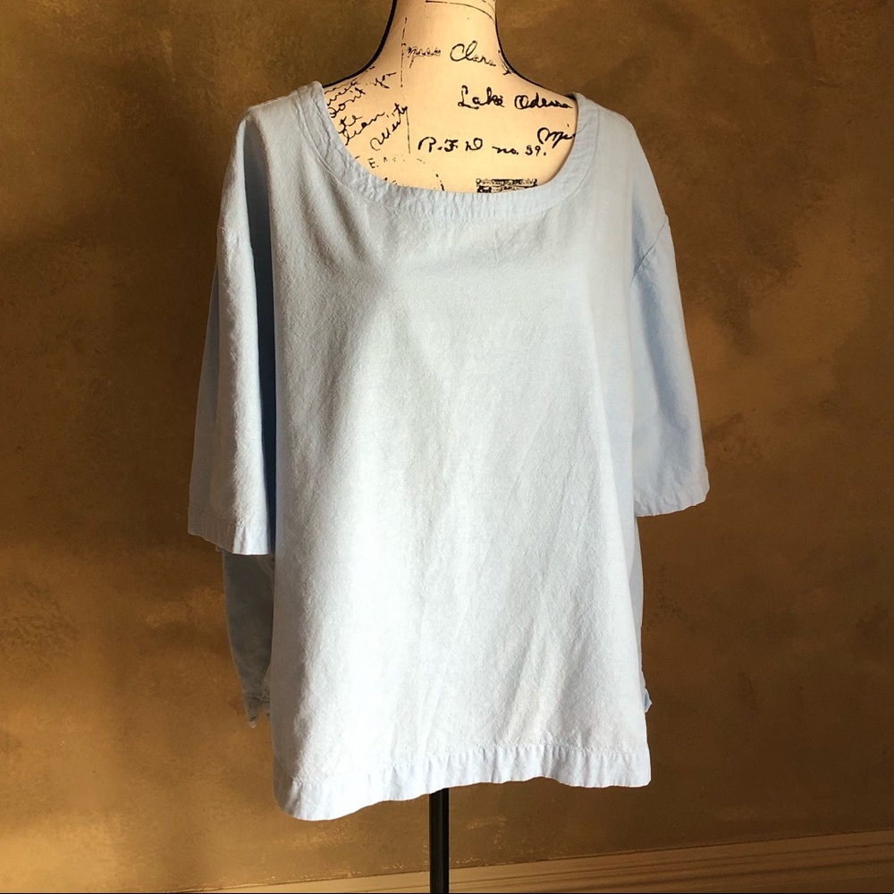2XL Light Blue Top